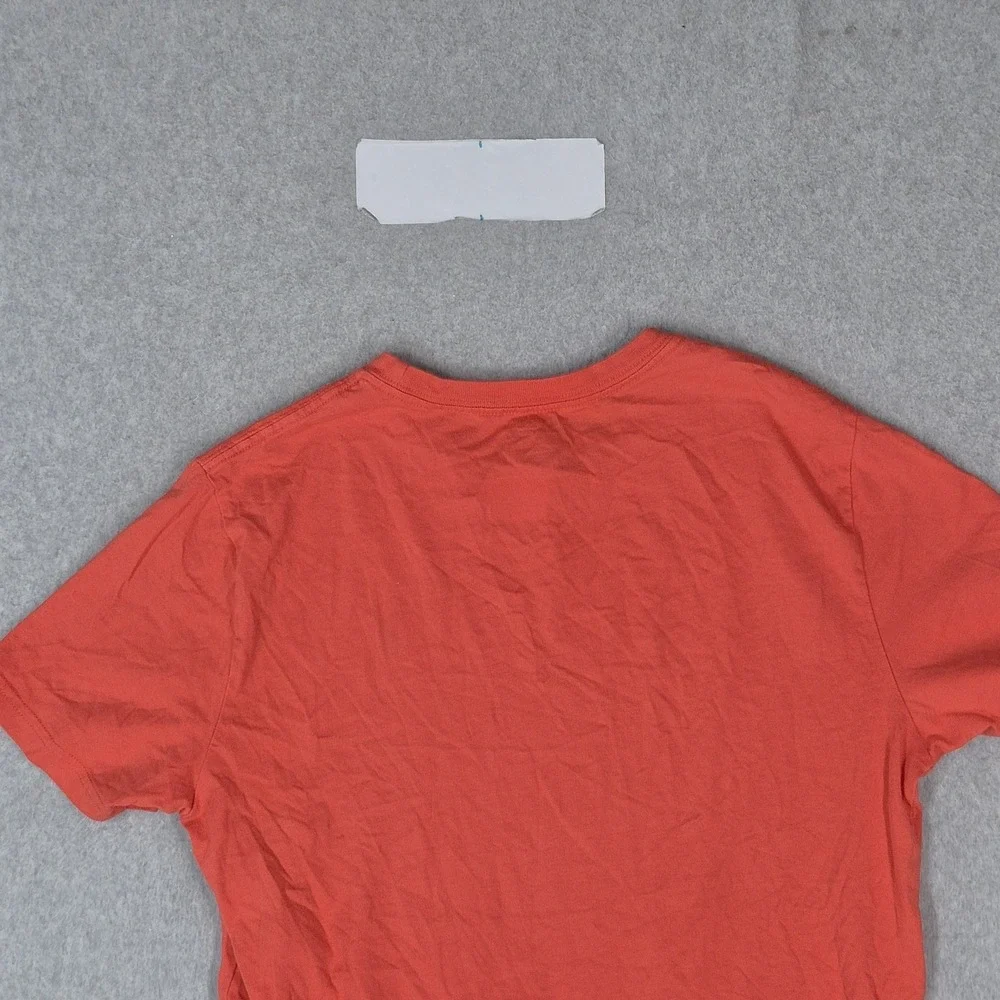 Polo Ralph Lauren Boys Shirt L/G (14-16) Orange Embroidered Logo Short Sleeve